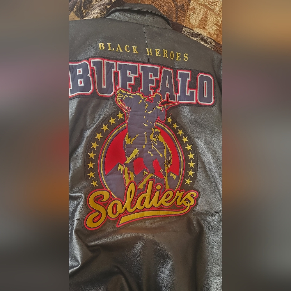 Buffalo Soldiers / Black Heroes Commemorative Military Jacket- Men's Size 5XL - Picture 9 of 16